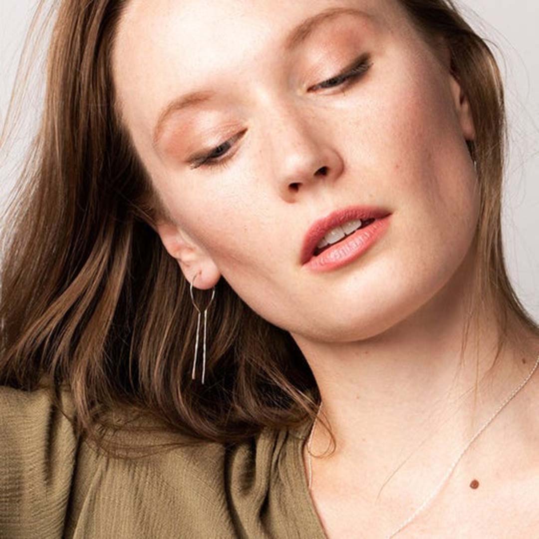 Equinox Keyhole Hoop Earrings