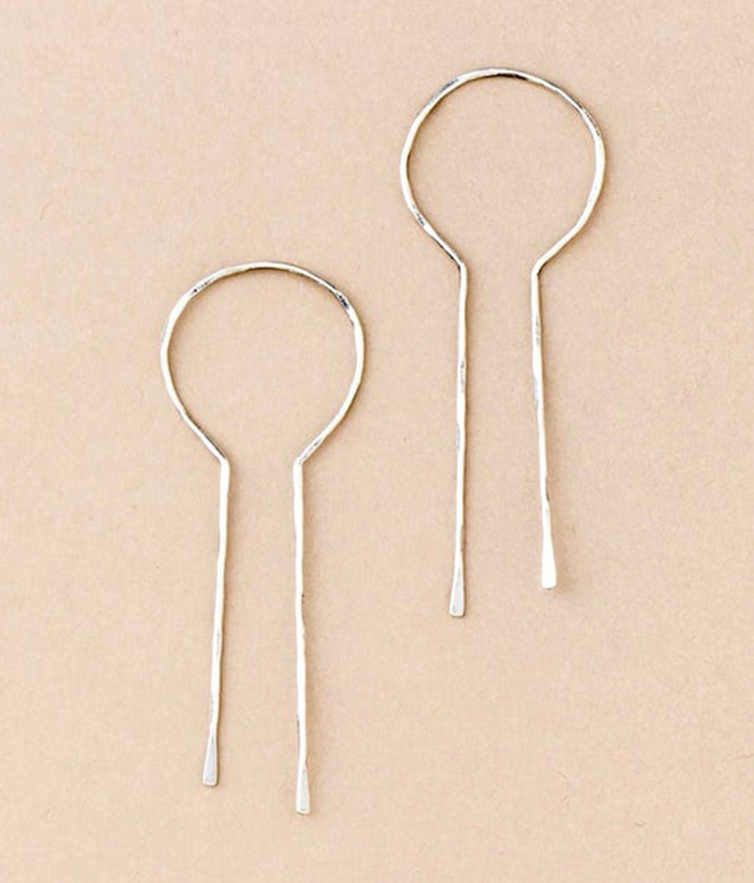 Equinox Keyhole Hoop Earrings