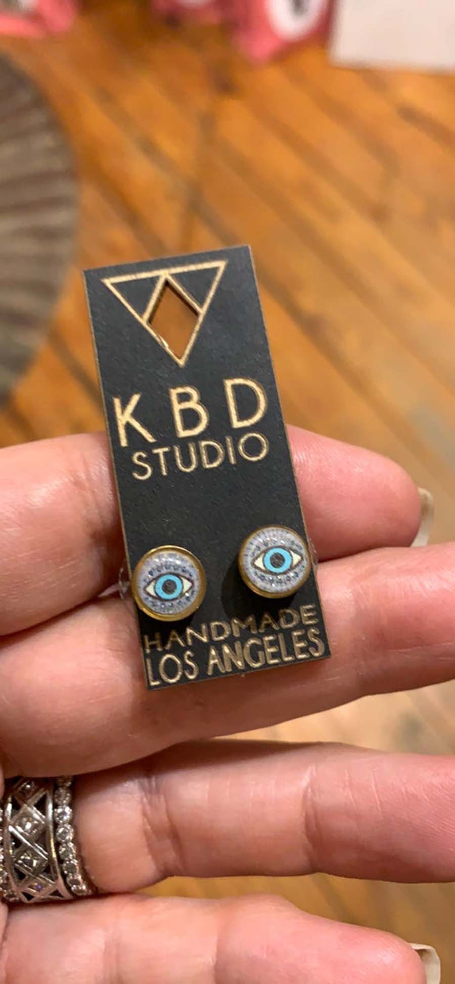 Eye of Protection Artisan Stud Earrings