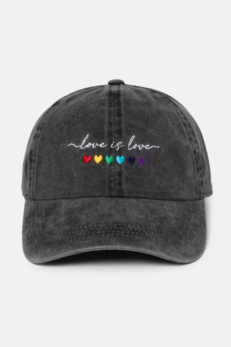 Love_Is_Love_Baseball_Cap02 - Urban Princess Boutique