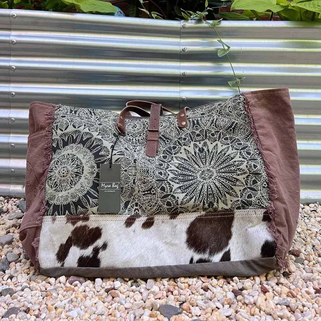 Myra Floral Mandala Weekender Travel Bag