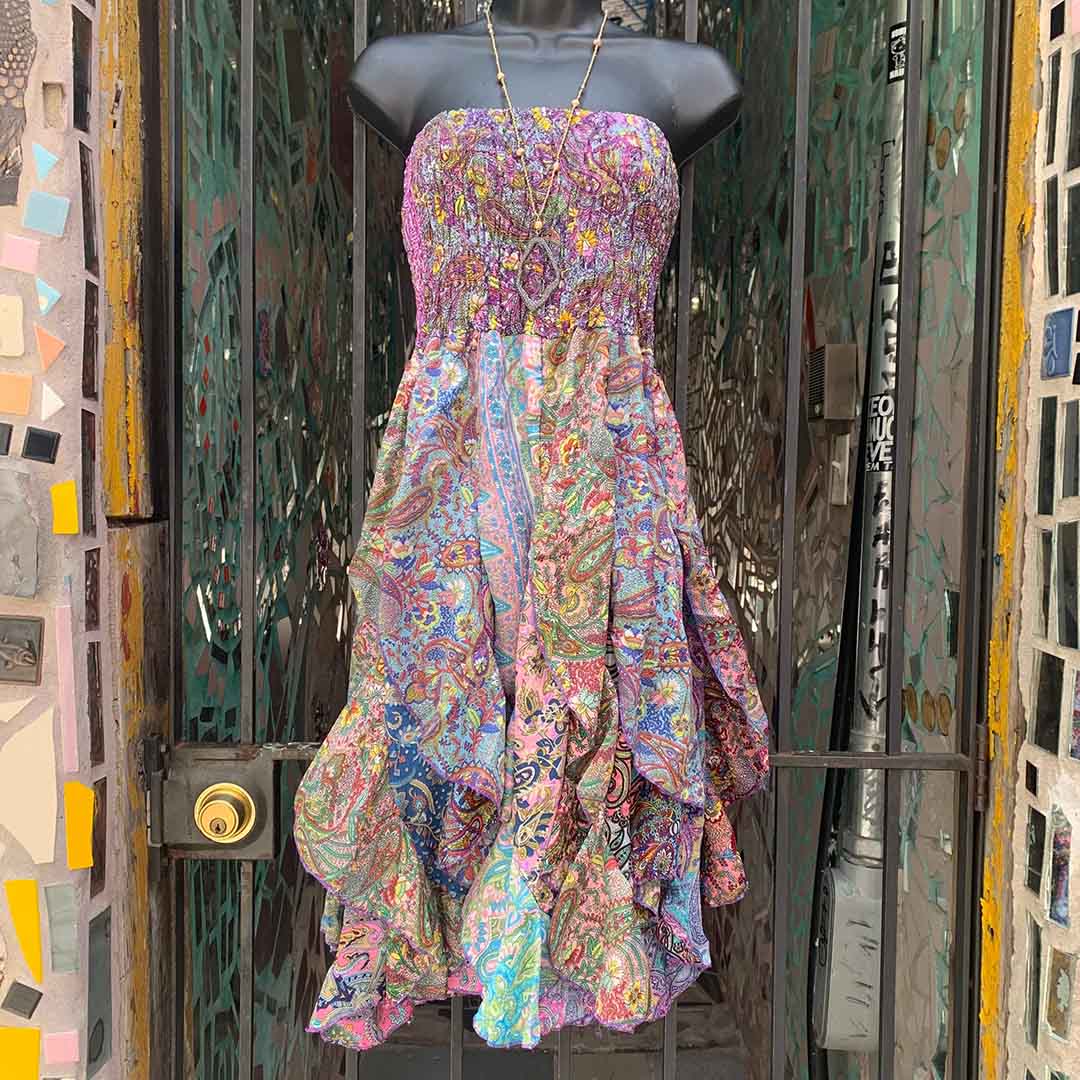 Ruffle Babydoll Maxi Skirt/Dress