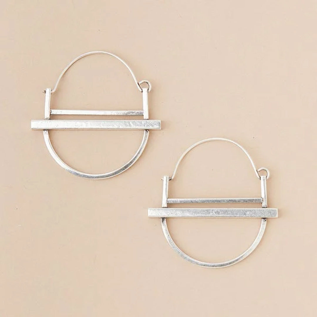 Saturn Hoop Earrings