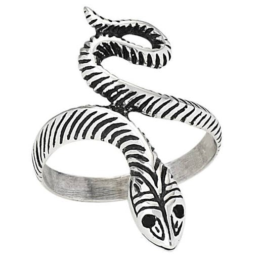 Serpentine Sterling Silver Ring