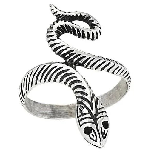 SilverSnakeRIng - Urban Princess Boutique