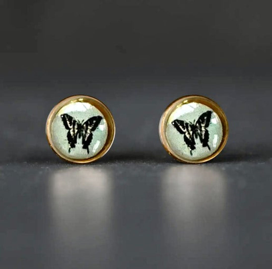 Butterfly Artisan Stud Earrings