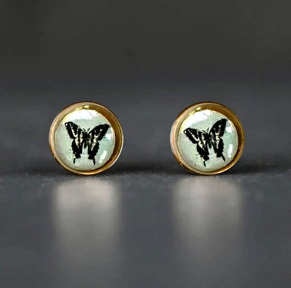 Butterfly Artisan Stud Earrings