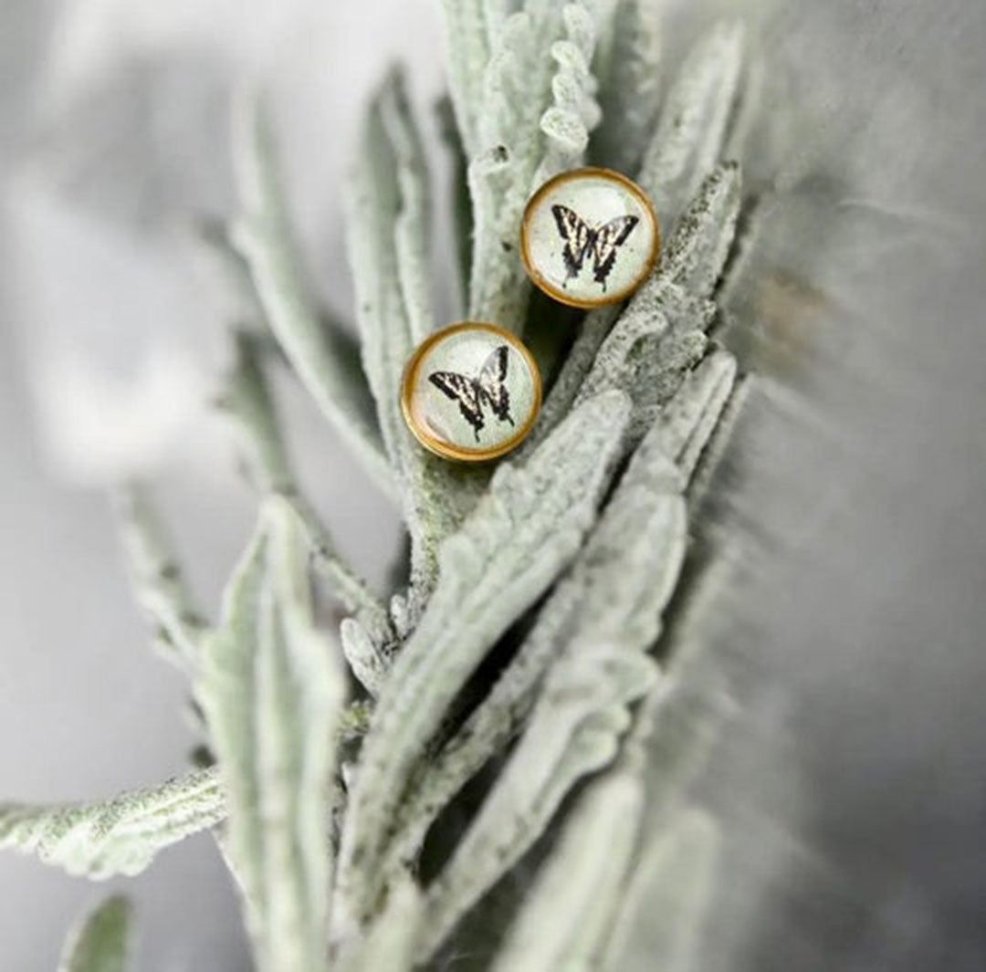 Butterfly Artisan Stud Earrings