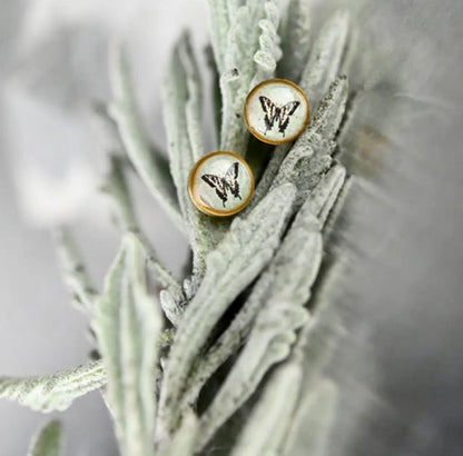 Butterfly Artisan Stud Earrings