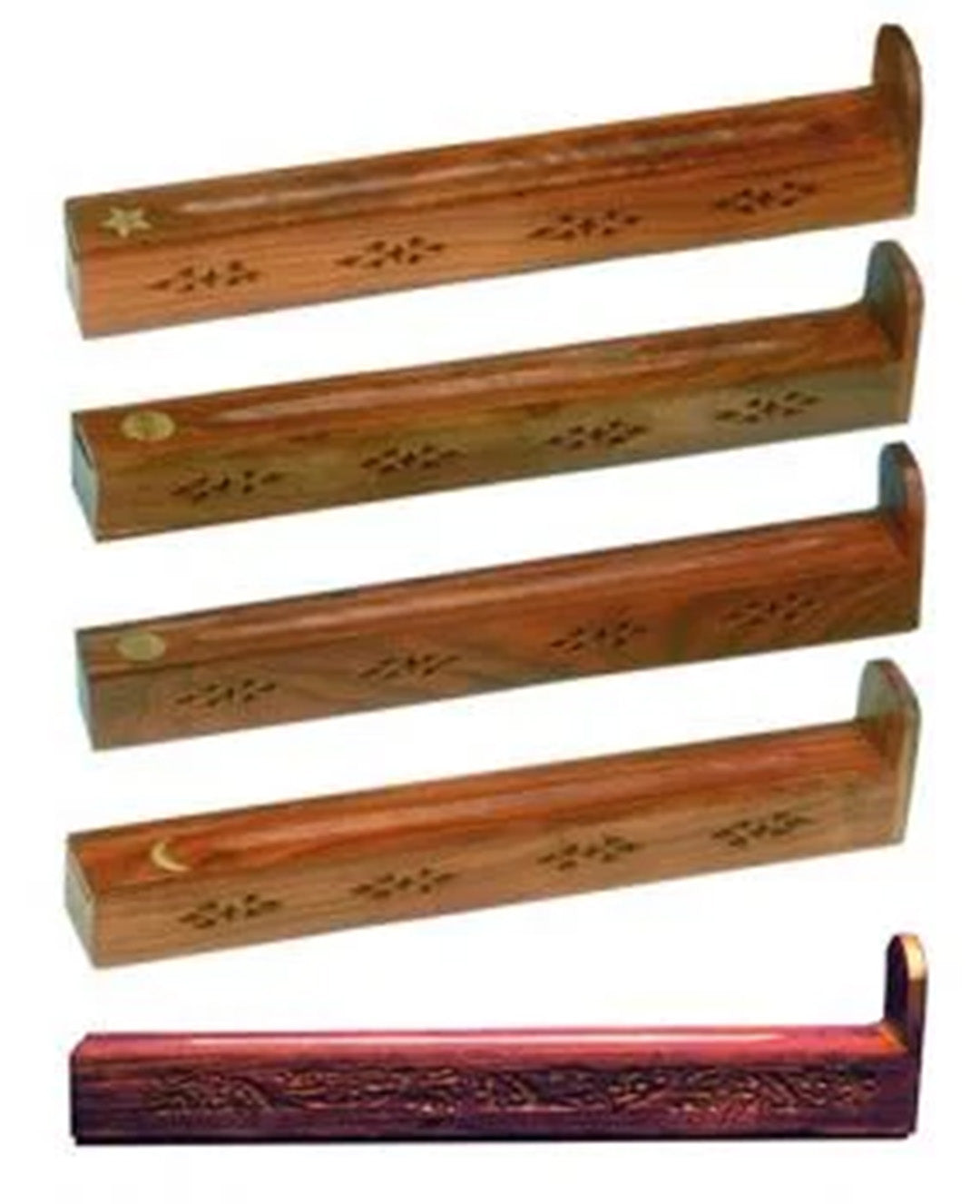 Carved Wooden Incense Box \ Ash Catcher