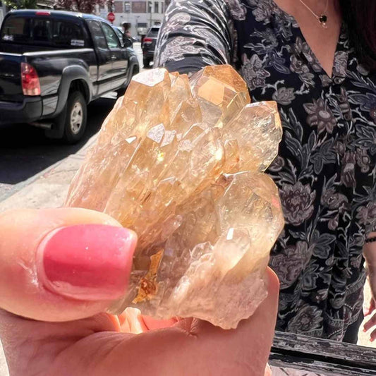 Citrine Tower Cluster