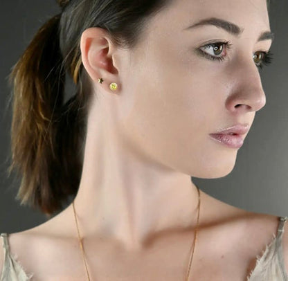 Cool Cat Artisan Stud Earrings