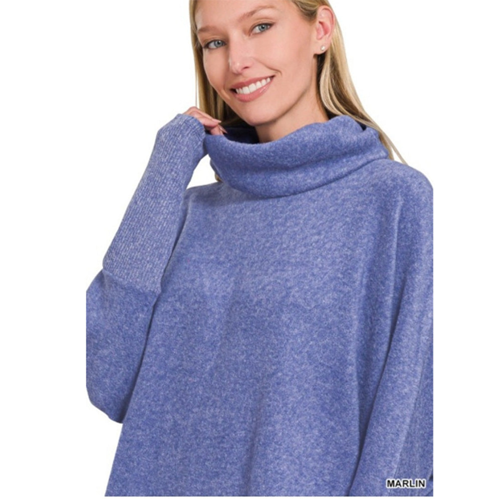 Cozy Cowl Neck Sweater - Super Soft