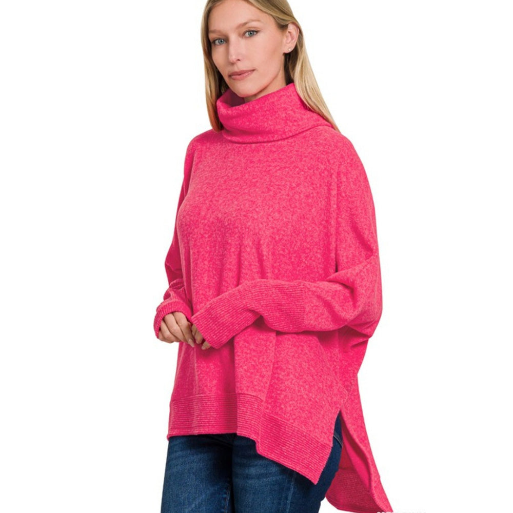 Cozy Cowl Neck Sweater - Super Soft