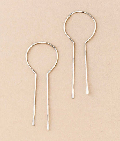 Equinox Keyhole Hoop Earrings