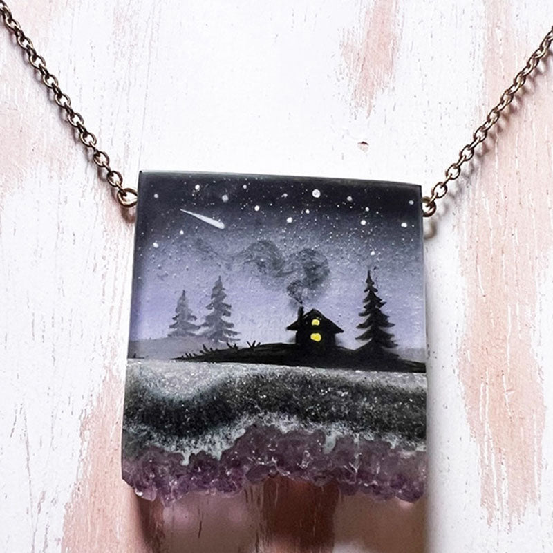 Handpainted Necklace