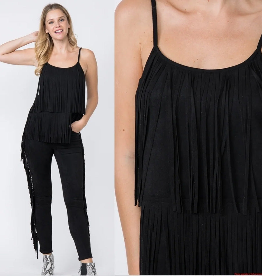 Fringe Camisole Tank Top
