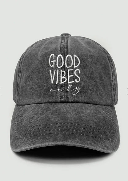 Good Vibes Only Baseball Cap