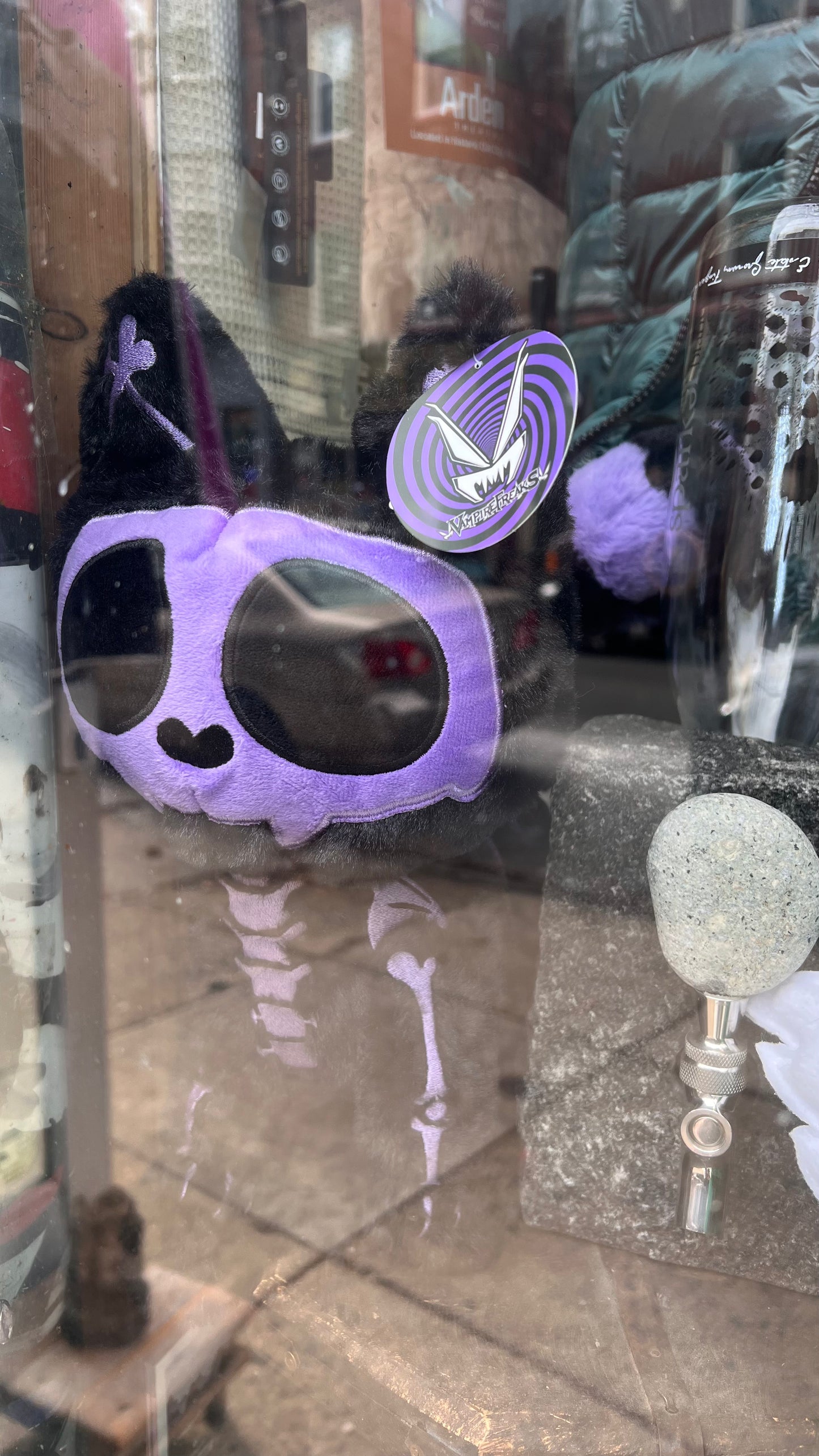 Skeleton Kitty Plushie