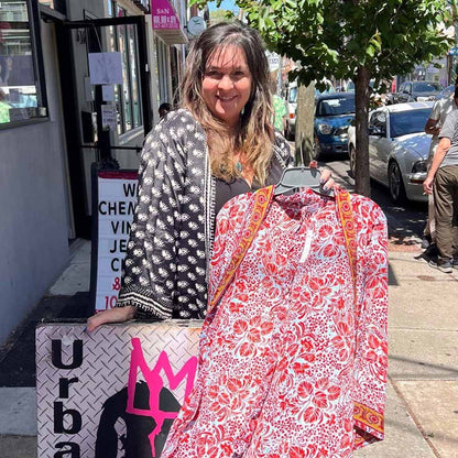 Kimono (blazer length) with tie