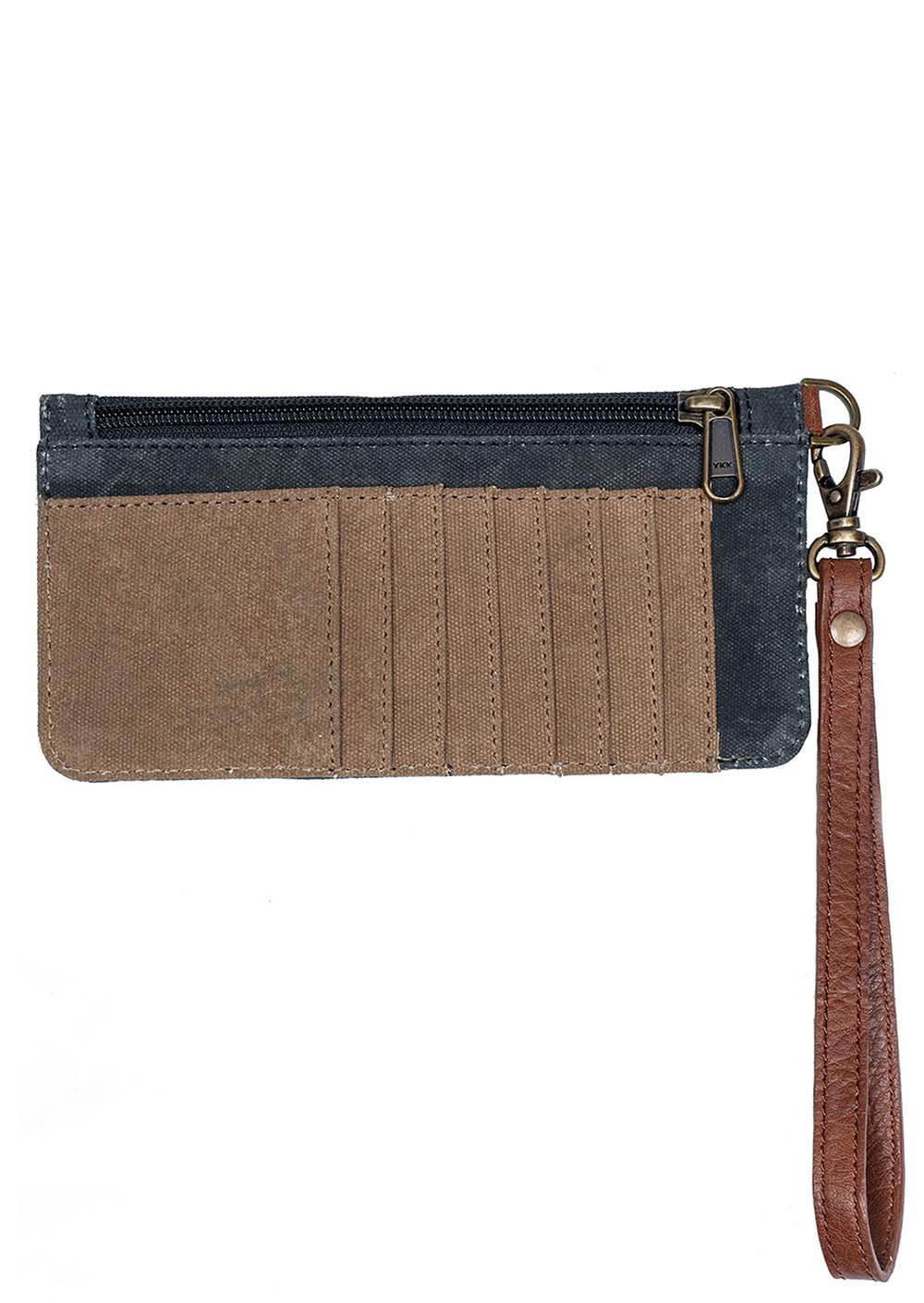 Live Love Wander Canvas Card holder/wristlet