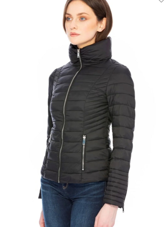 Moto Puffy Coat