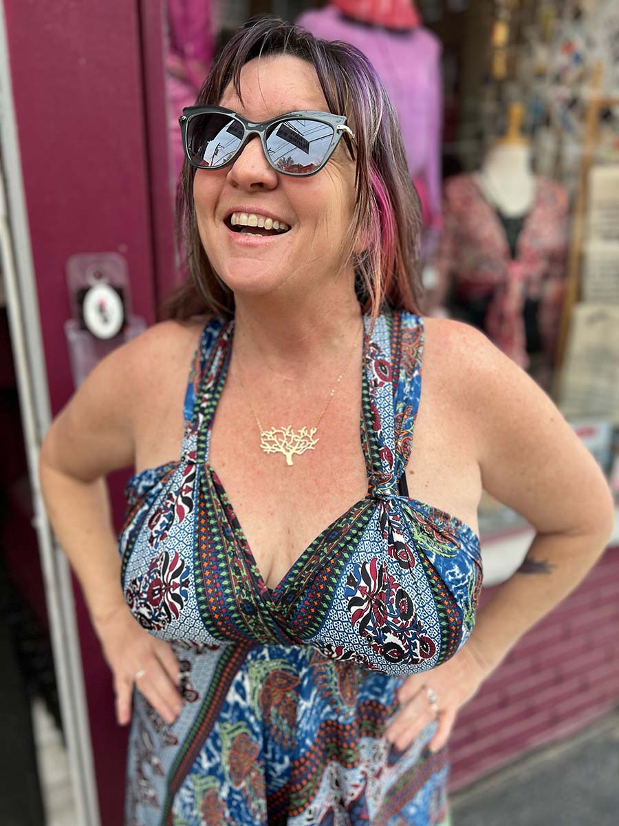 Upcycled Sari Maxi Dress