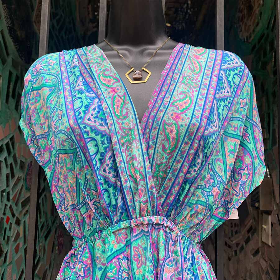 Upcycled Sari Maxi Dress