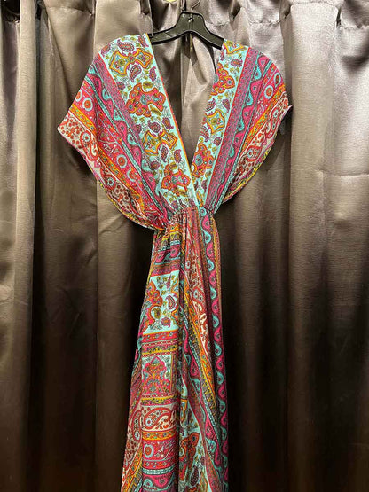 Upcycled Sari Maxi Dress