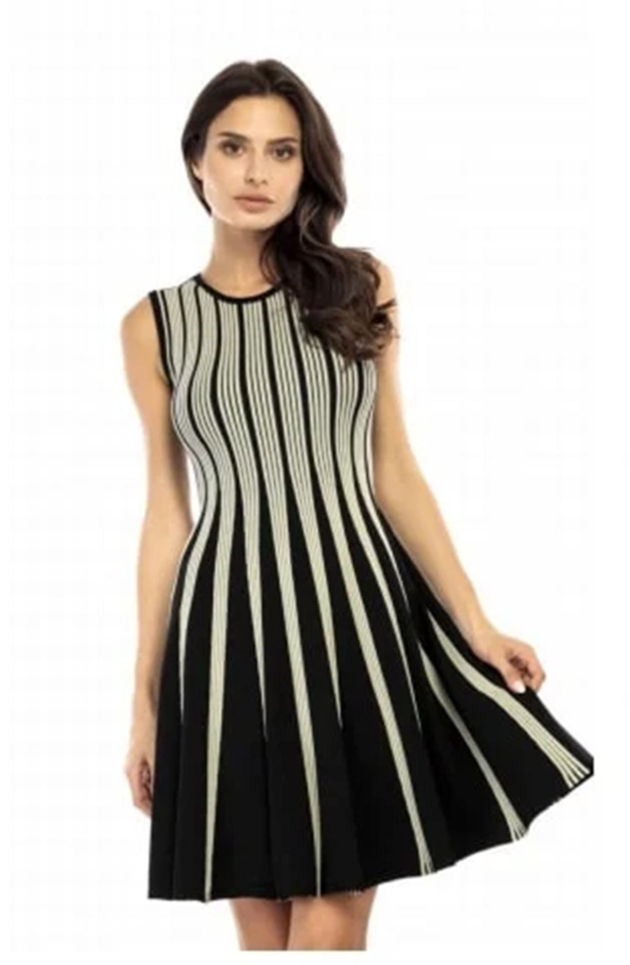 Skater Dress with Flattering Body Contour & Flare
