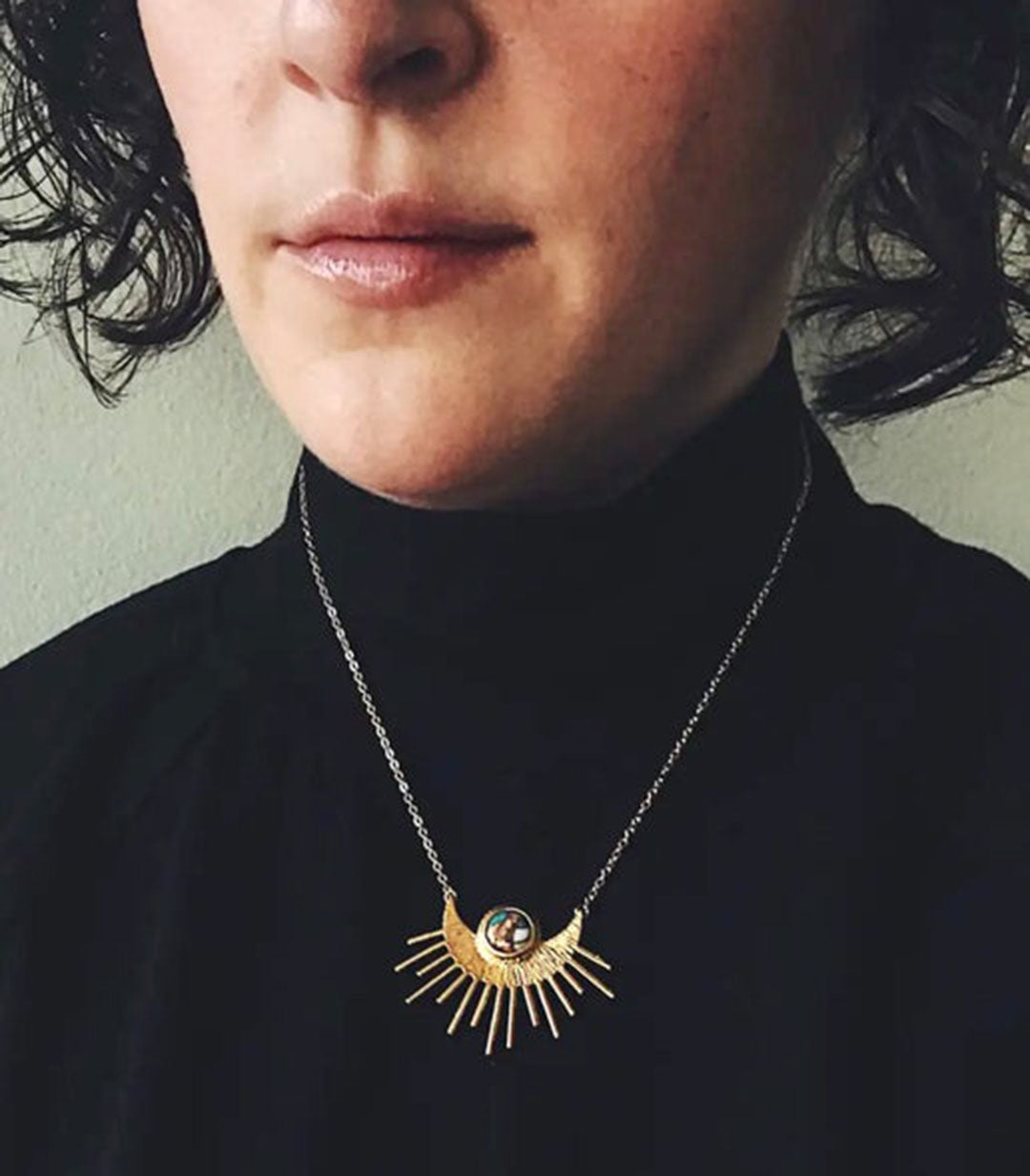 Sun Goddess Statement Necklace