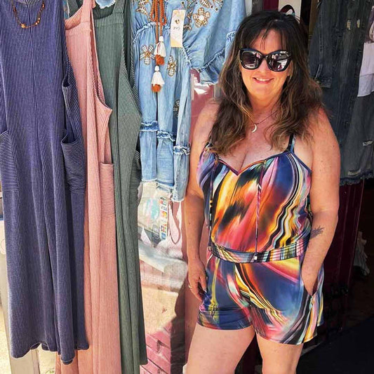 Summer Shorts Jumpsuit