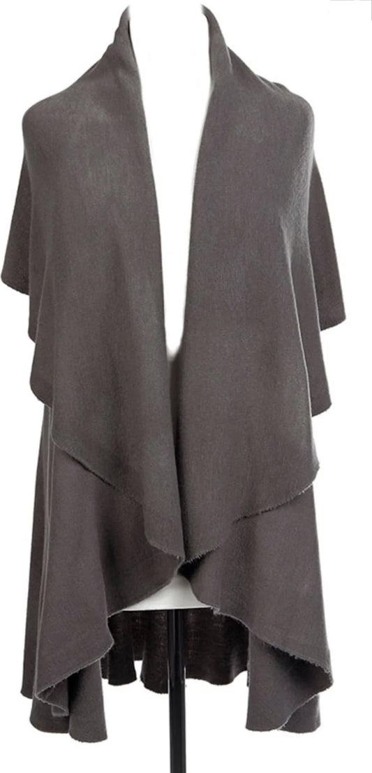 Its a vest! Its a shawl! Sometimes, it even has a hood!