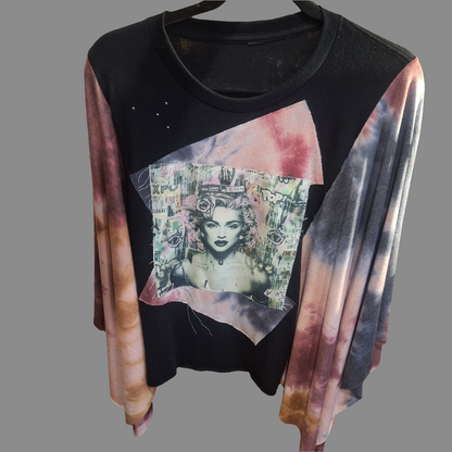MArilyn Monroe Tie Dye Poncho handmade