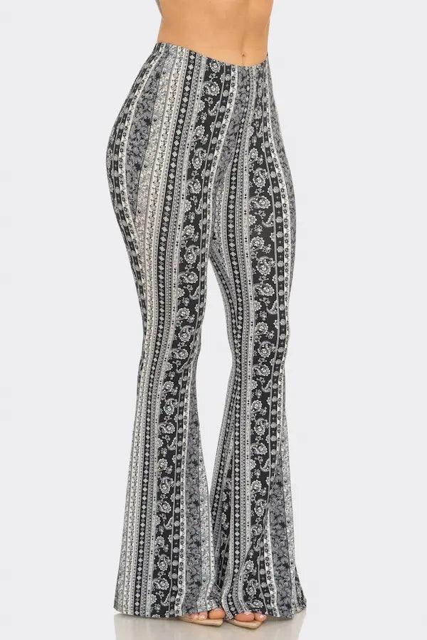 Patterned pants on a white background