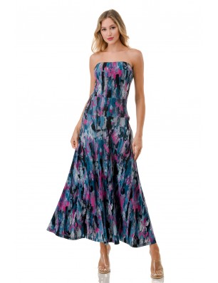 Summery Sleeveless Dress with Flattering Flow