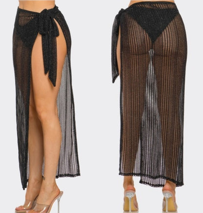Sheer Beach Cover Up Wrap