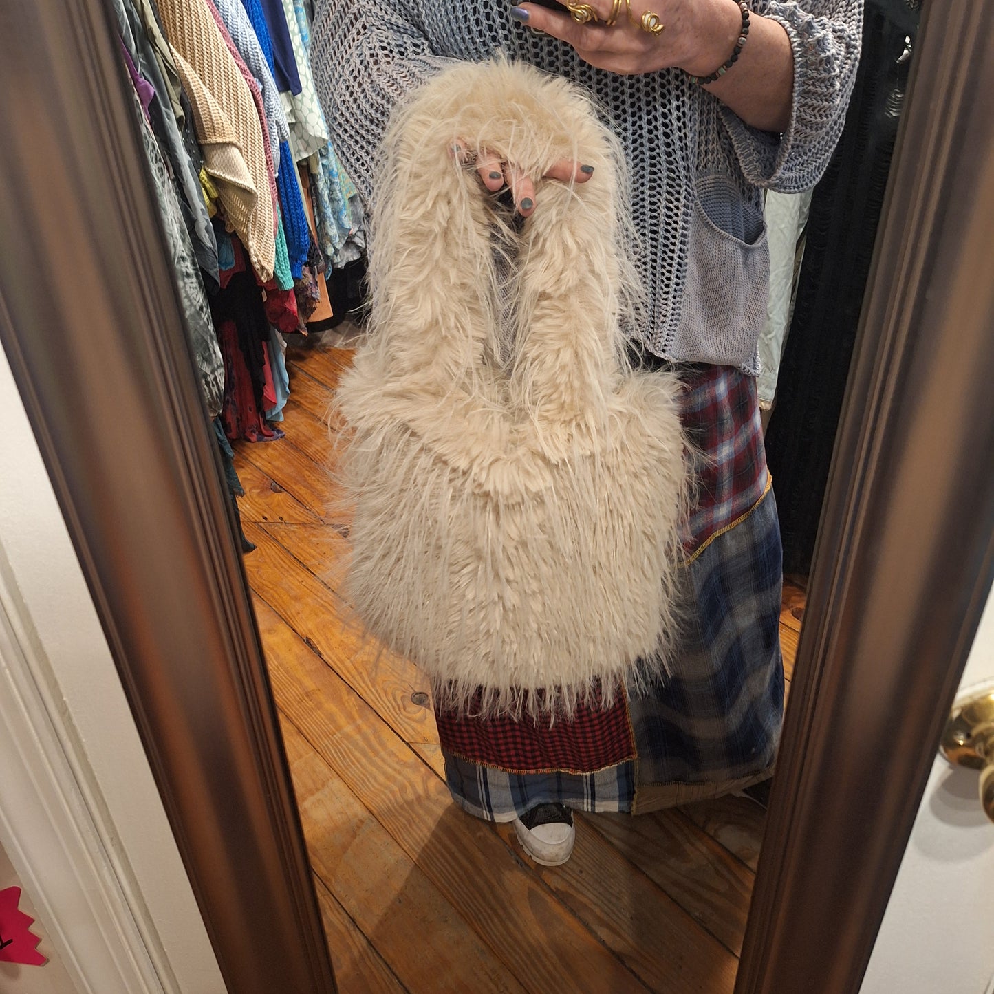 Furry Tote Bag
