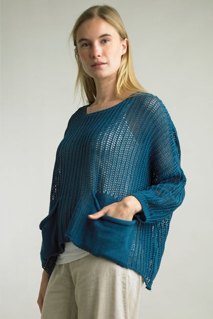 Sweater with Pockets Made in Italy