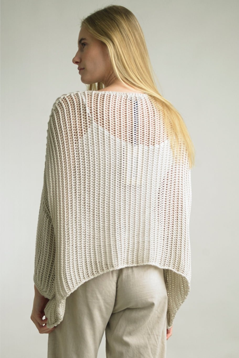 Sweater with Pockets Made in Italy