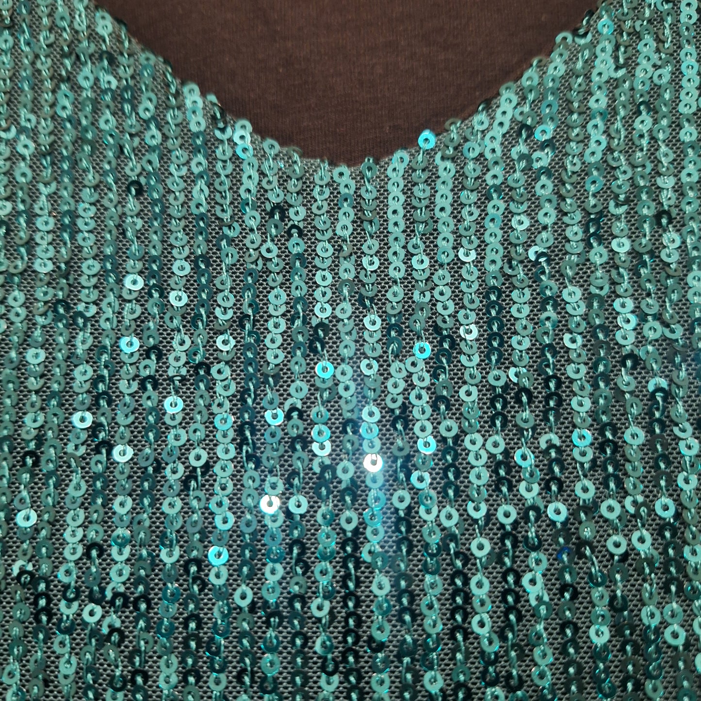 Emerald Sequin Top