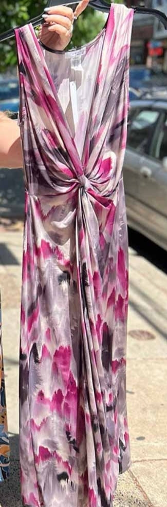 Plunging V Maxi Dress