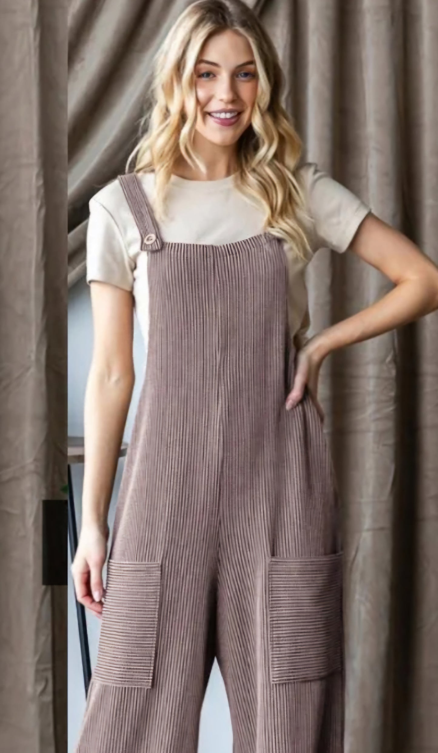 Super Comfy Ribbed Jumpsuit