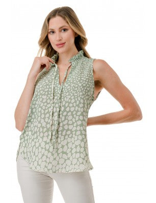Sage Sleeveless Tank Top